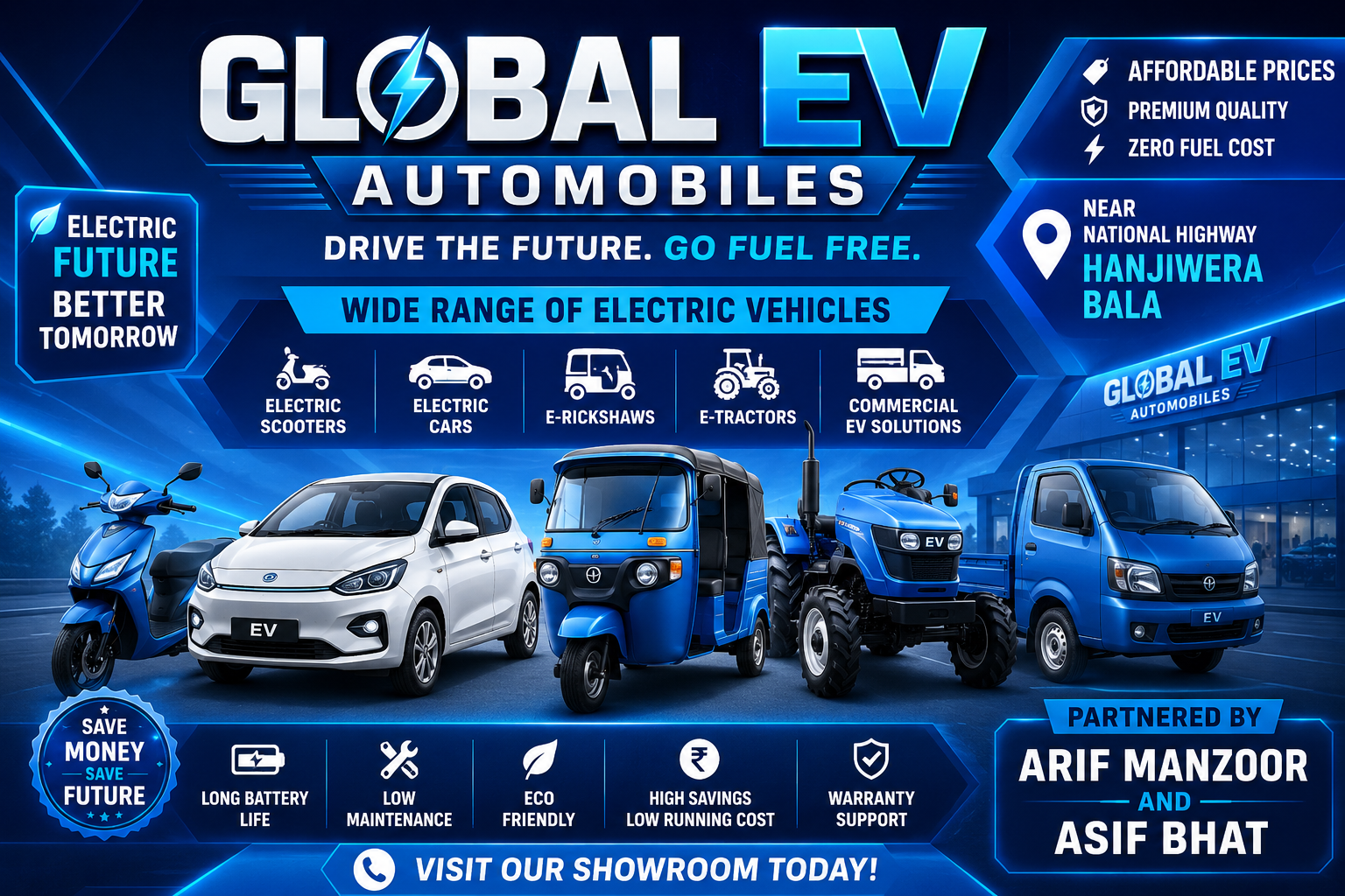 Global EV Automobiles – Driving the Future of Electric Vehicles in Kashmir